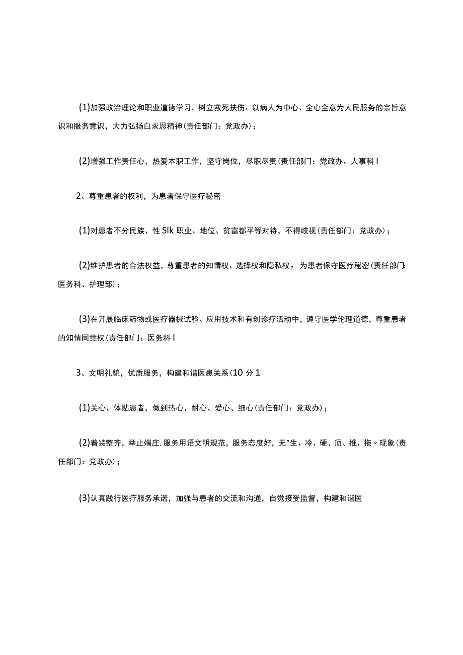 建立多部门共同参与的医德医风考评及结果.docx_第2页