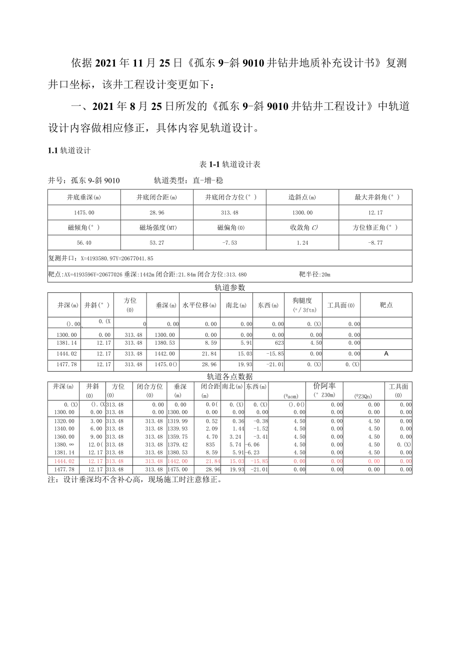 孤东9-斜9010井补充设计书.docx_第3页