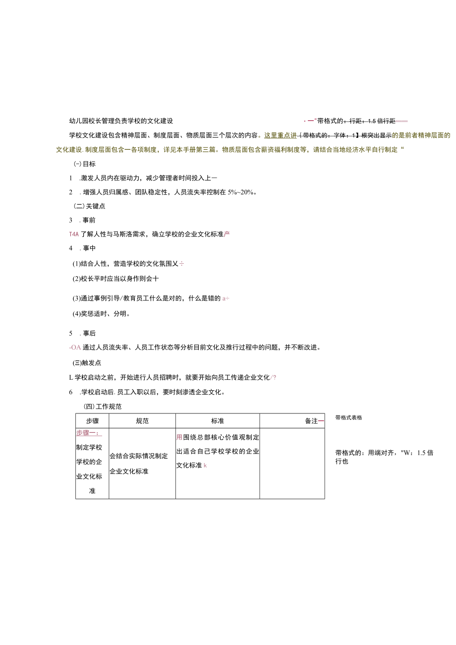 幼儿园校长管理负责学校的文化建设.docx_第1页