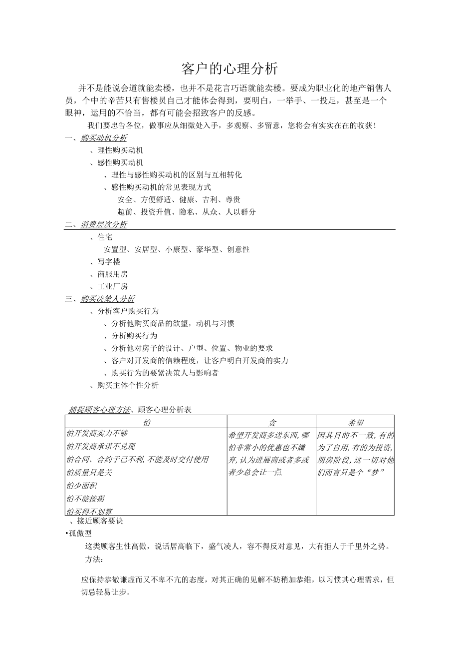 客户的心理分析.docx_第1页