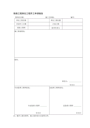 铁路工程单位工程开工申请报告.docx