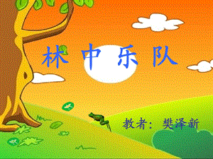 林中乐队课件_李娟.ppt