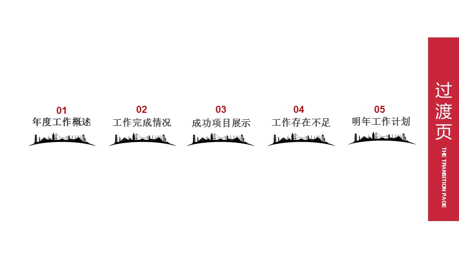 喜庆红色风格工作总结计划PPT模板.pptx_第3页