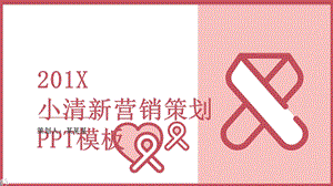 小清新营销策划PPT模板 .pptx