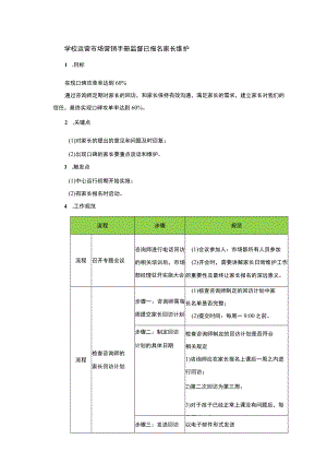 学校运营市场营销手册监督已报名家长维护.docx