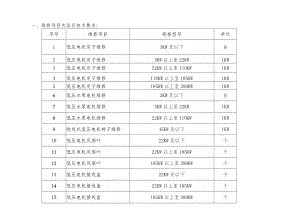 维修项目内容及技术要求.docx