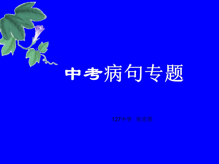 沈阳中考病句复习.ppt_第1页