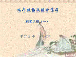 九年级语文综合练习.ppt