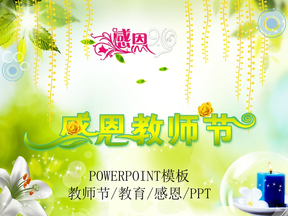 教师节教育感恩节日庆典PPT模板.ppt_第1页