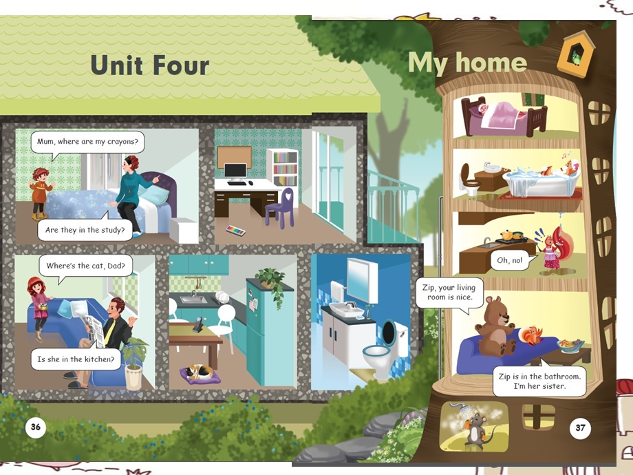 新版PEP四年级上册Unit4_My_home_课件.ppt_第2页