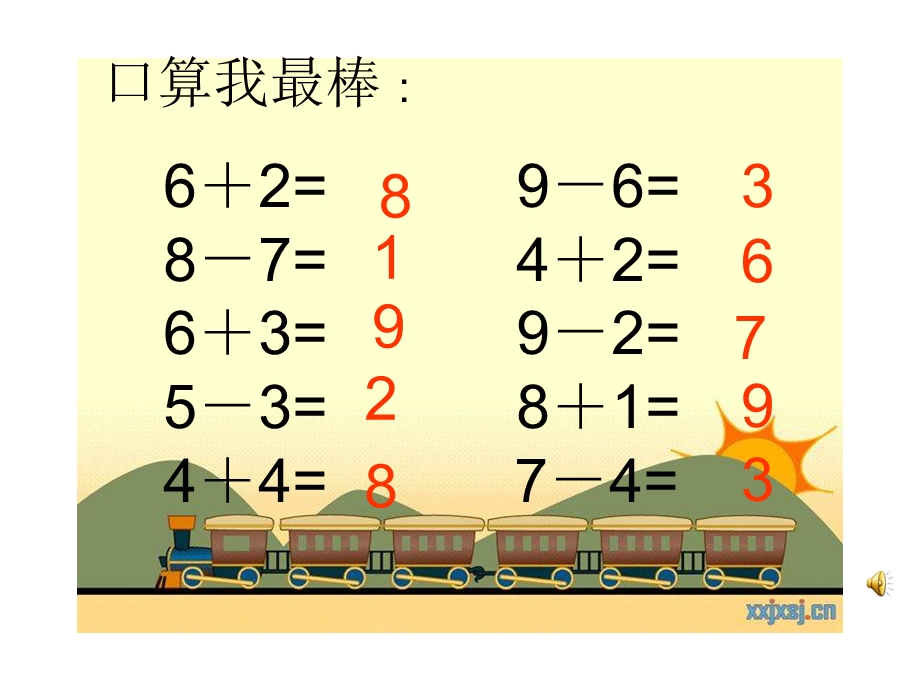 一年级上册《8、9的加减法应用》（杨东）.ppt_第2页