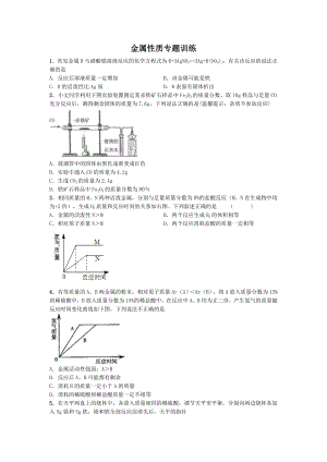 金属的化学性质专题训练.doc