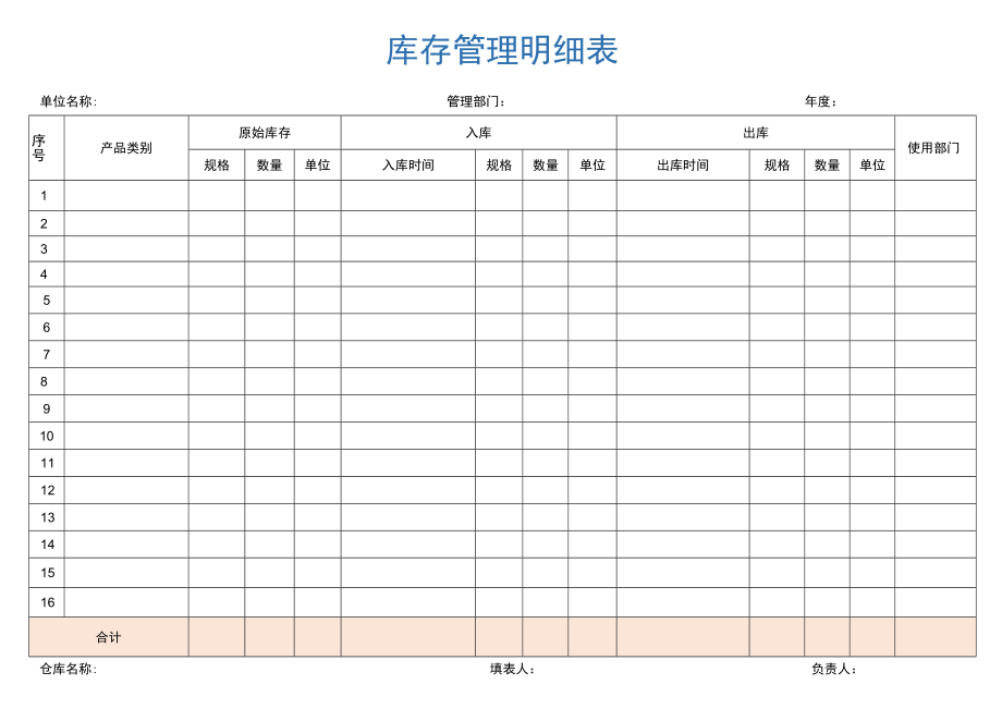 库存管理明细表.docx_第1页