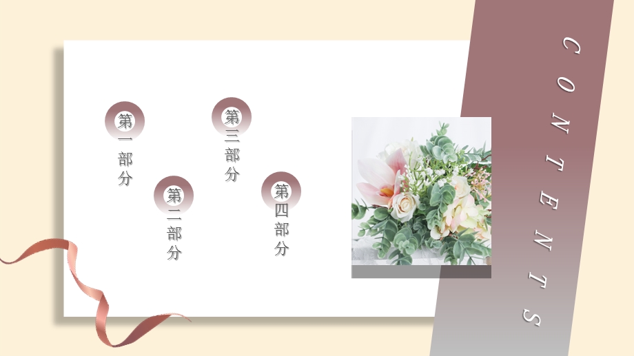 清新婚礼相册PPT模板.pptx_第2页