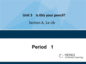 新目标七年级英语上册《Unit3Isthisyourpencil》课件1.ppt