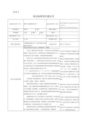 标准项目建议书《建材产品追溯 防盗安全门》.docx