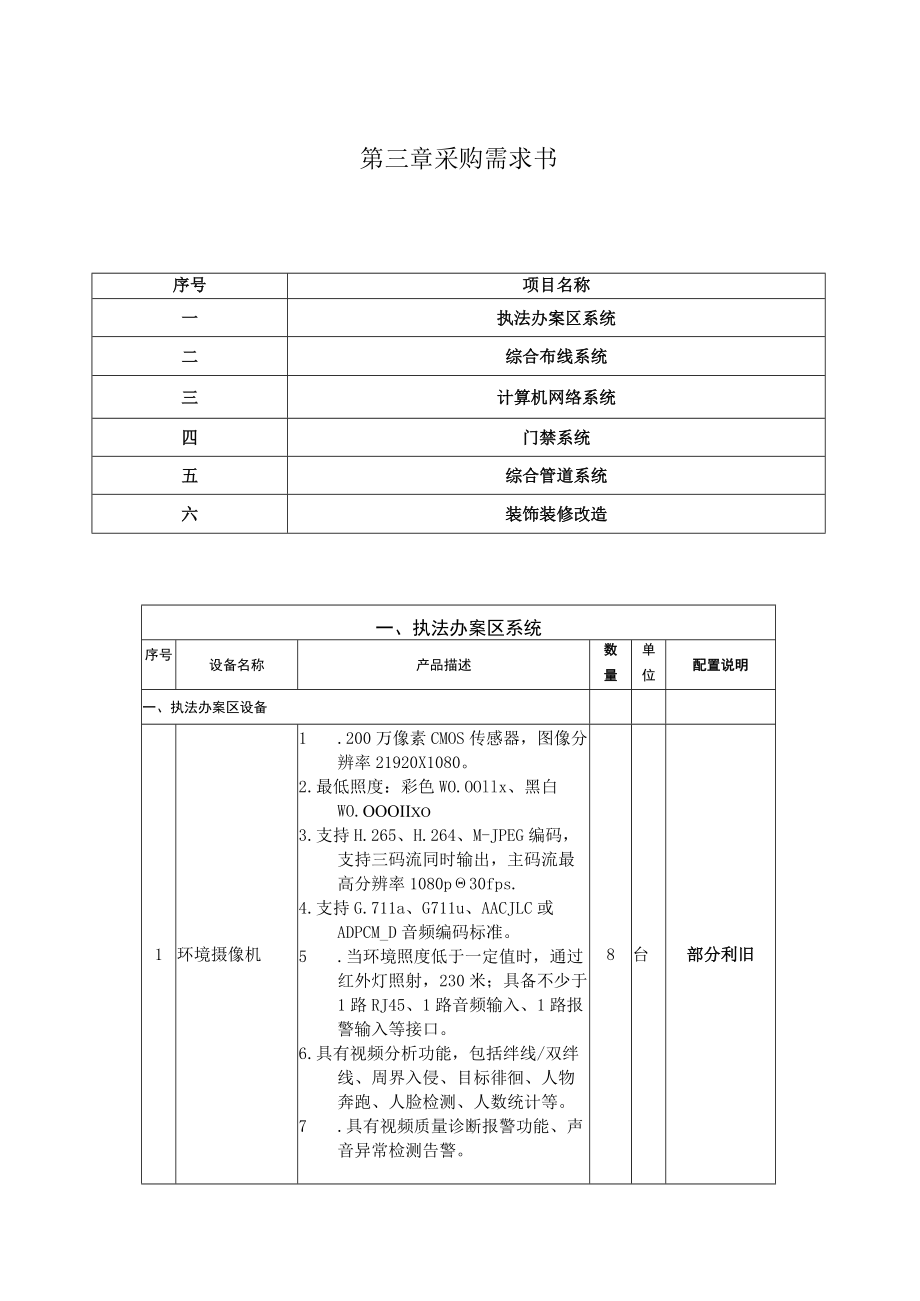 第三章采购需求书.docx_第1页