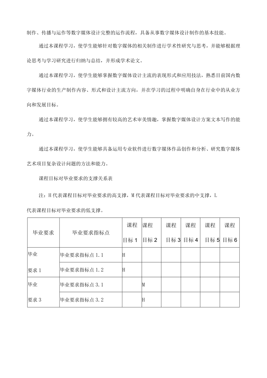 《数字媒体艺术专业毕业设计》课程教学大纲.docx_第2页