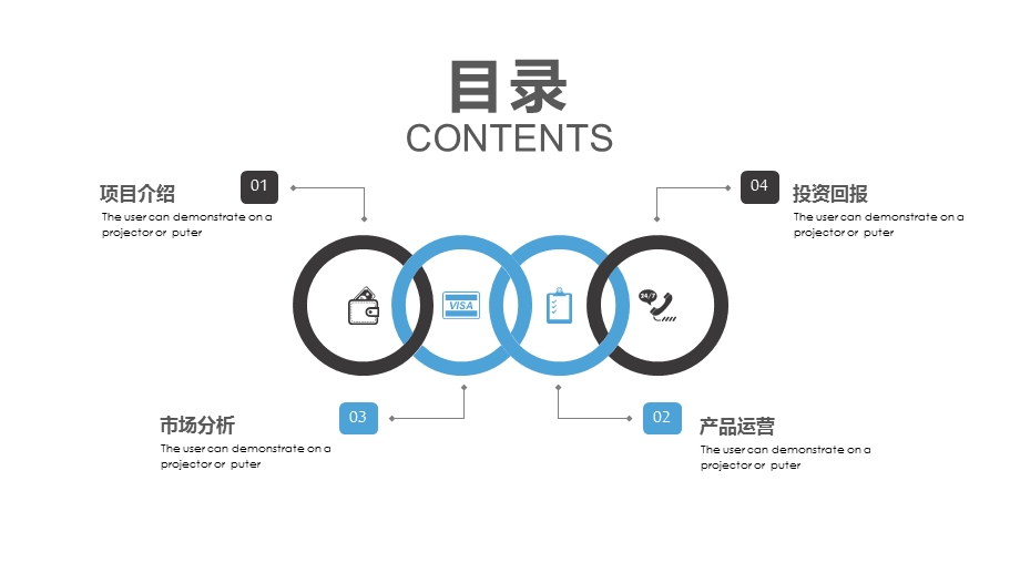 商务风项目商业计划书PPT模板.pptx_第2页