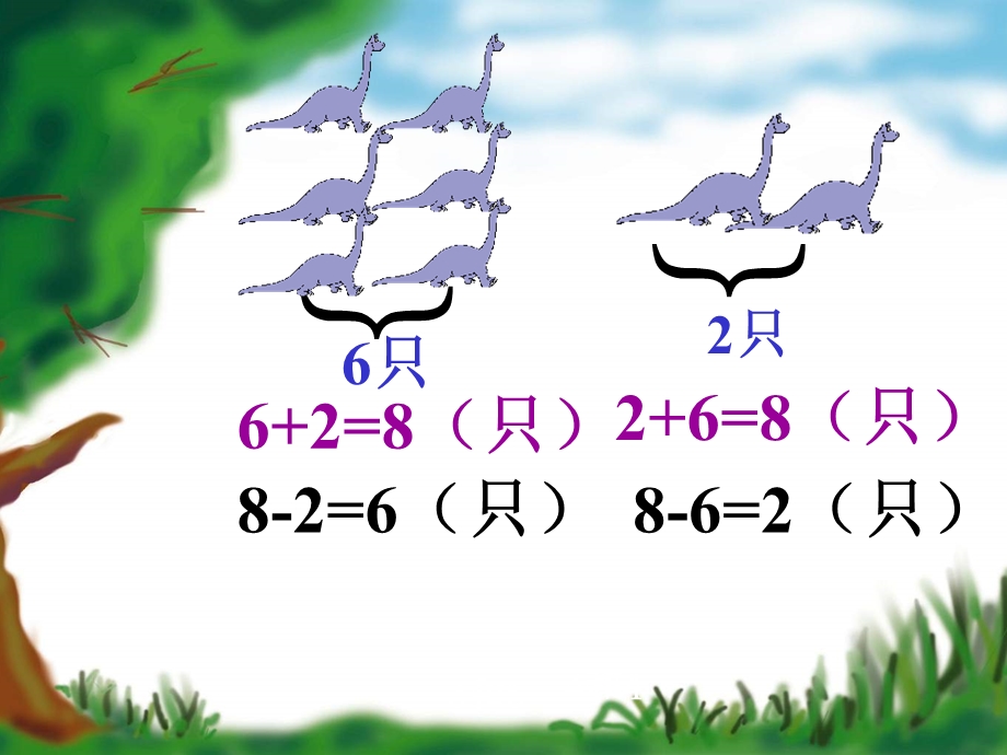 人教版小学数学一年级上册第一单元PPT课件《8、9的加减法》.ppt_第2页