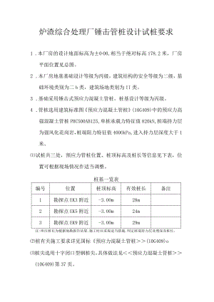 炉渣综合处理厂锤击管桩设计试桩要求.docx