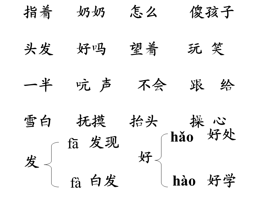 奶奶的白发.ppt_第3页