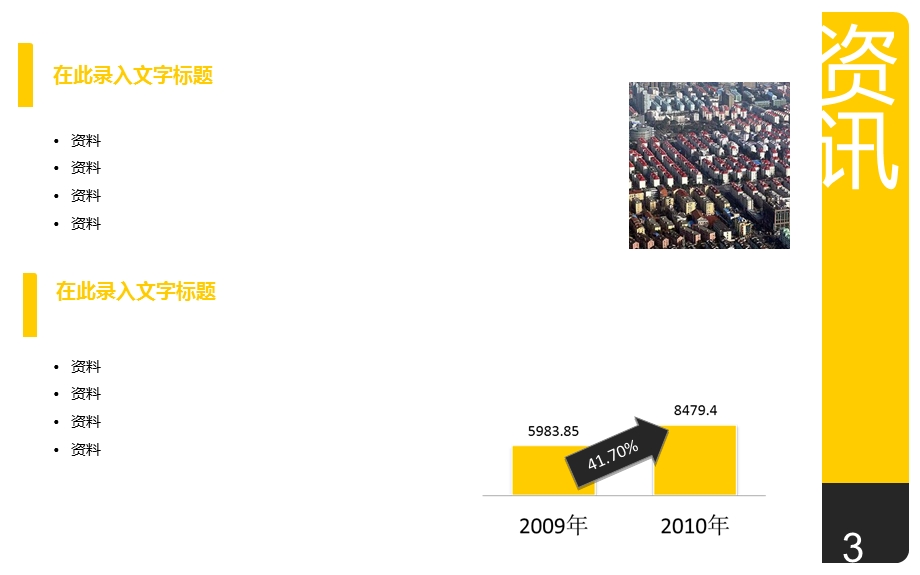 黄黑搭配的经典行业报告PPT模板.ppt_第3页