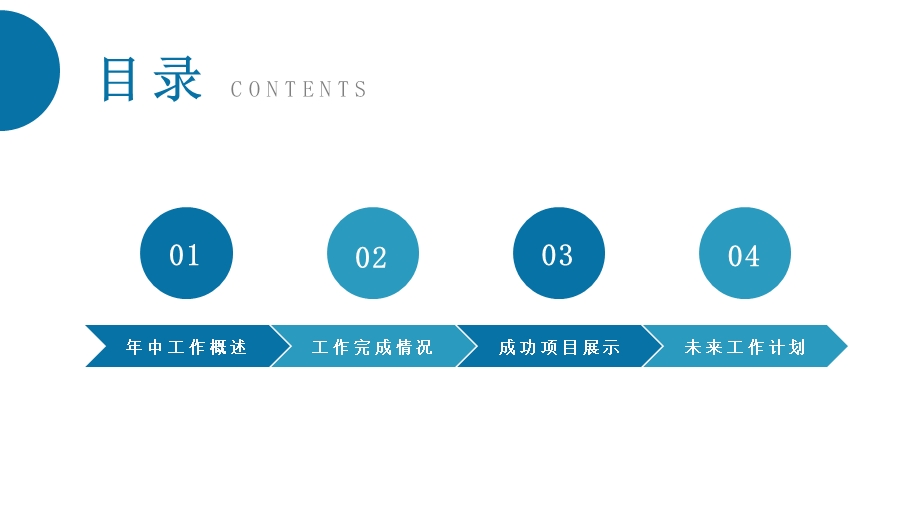 大气商务中工作总结计划通用PPT模板.pptx_第2页