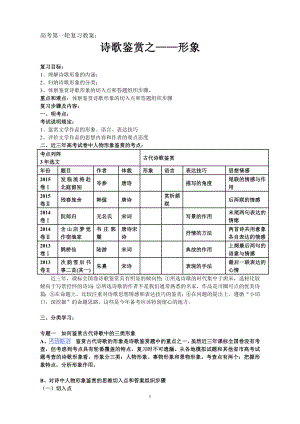 第一轮诗歌鉴赏之形象教案.doc