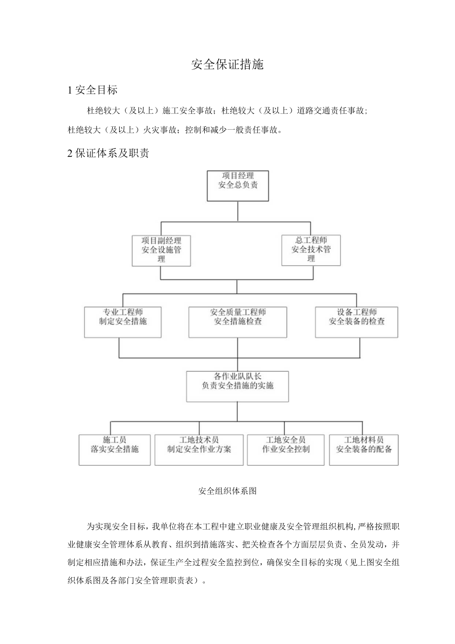 桥梁工程安全保证措施.docx_第1页