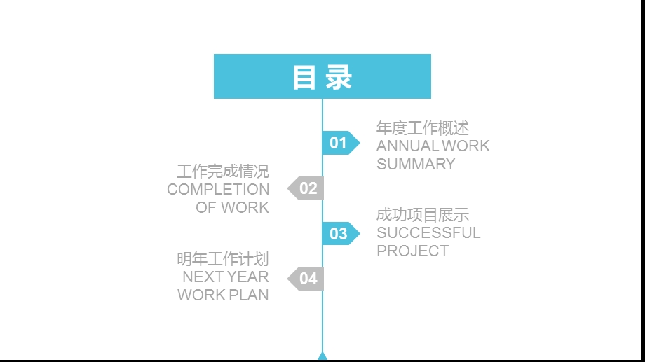 简约三角形工作报告PPT模板.pptx_第2页