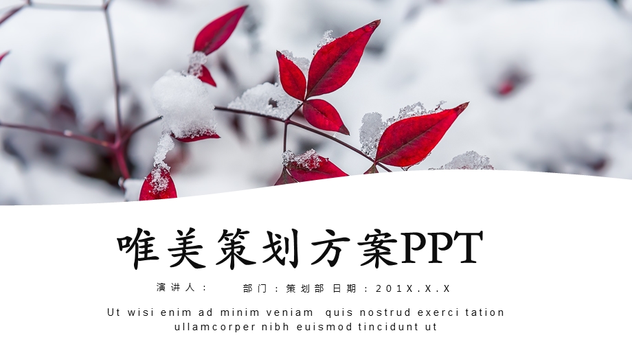 红色唯美活动策划方案PPT模板.pptx_第1页