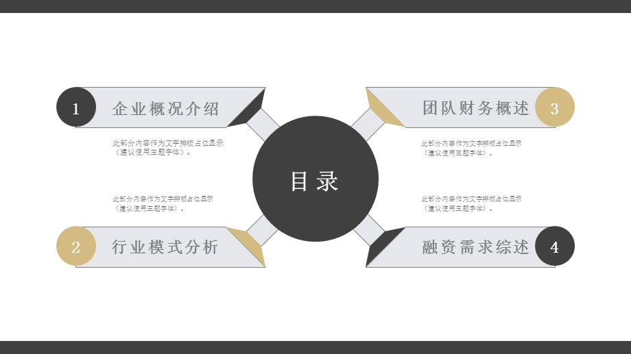 大气商务通用创业融资计划书PPT模板.pptx_第2页