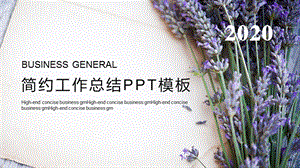 简约工作总结工作汇报PPT模板 2.pptx