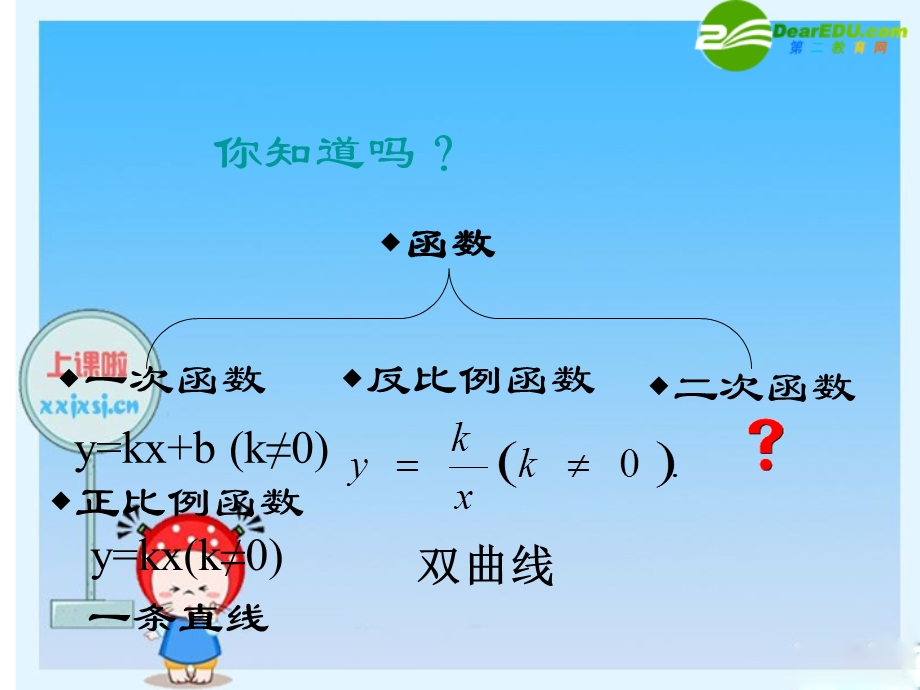 九年级数学下册：261_二次函数_课件新人教版.ppt_第1页