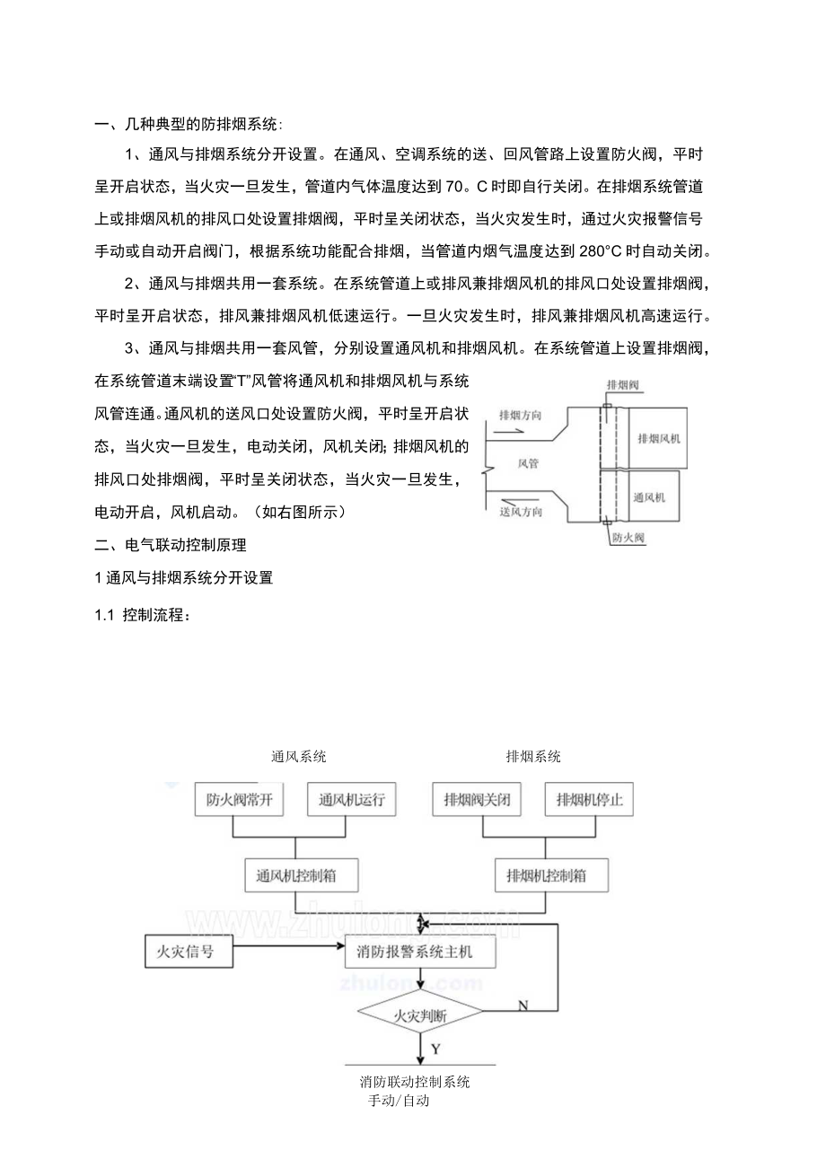 消防培训资料之防排烟系统与消防联动控制.docx_第1页