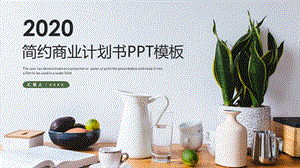 简约商业计划书PPT模板 111.pptx