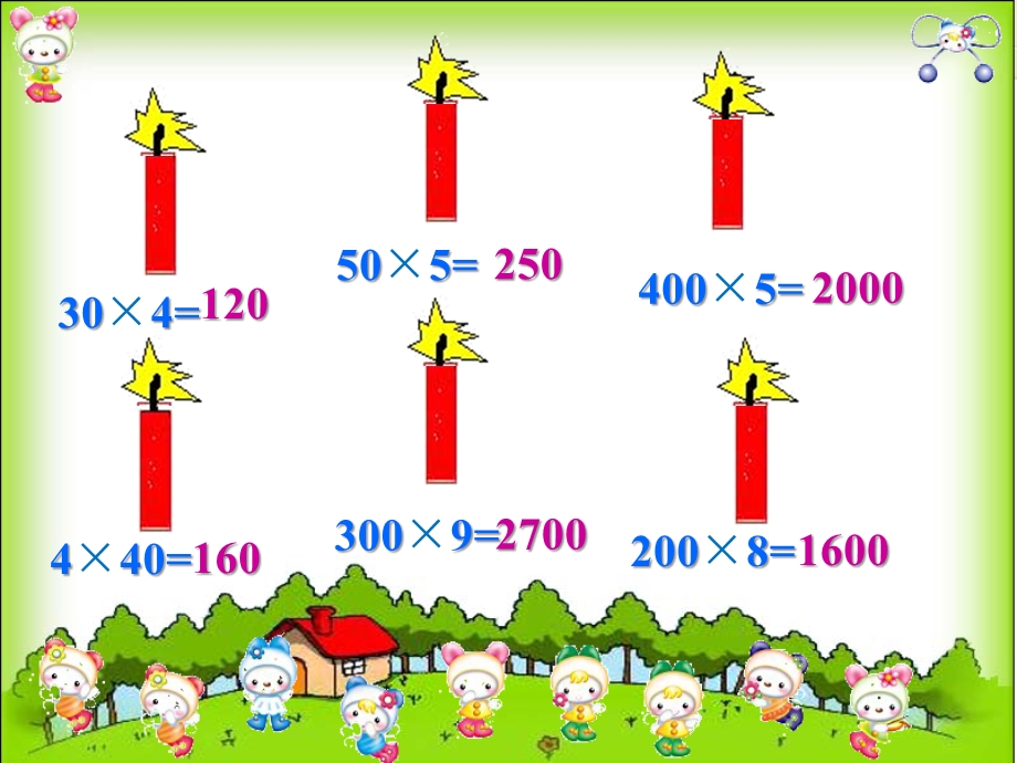 两位数乘整十整百数的口算课件（人三年级数学下册黄美麦课件）.ppt_第3页