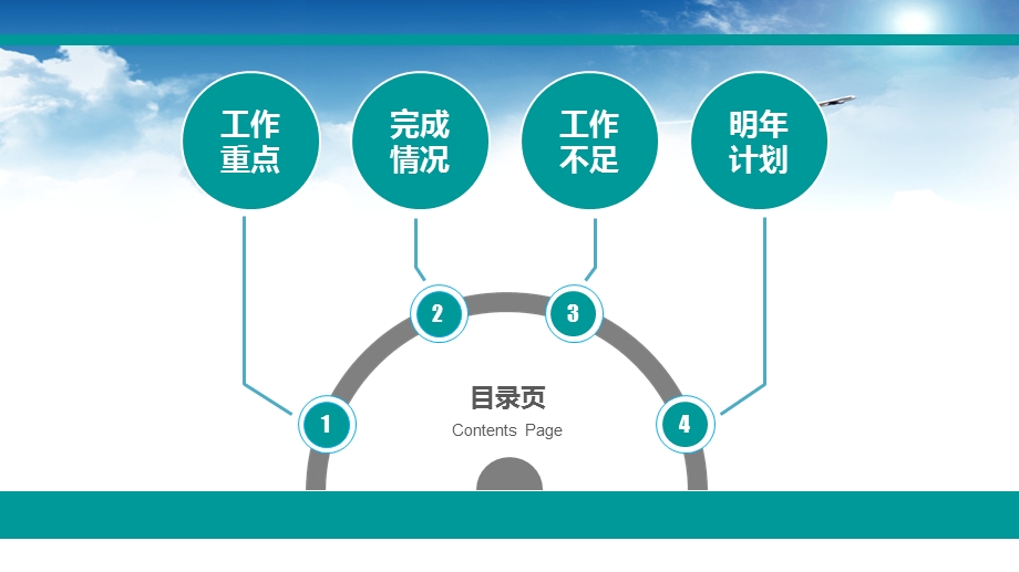 绿色经典扁平风格PPT模板1.ppt_第2页