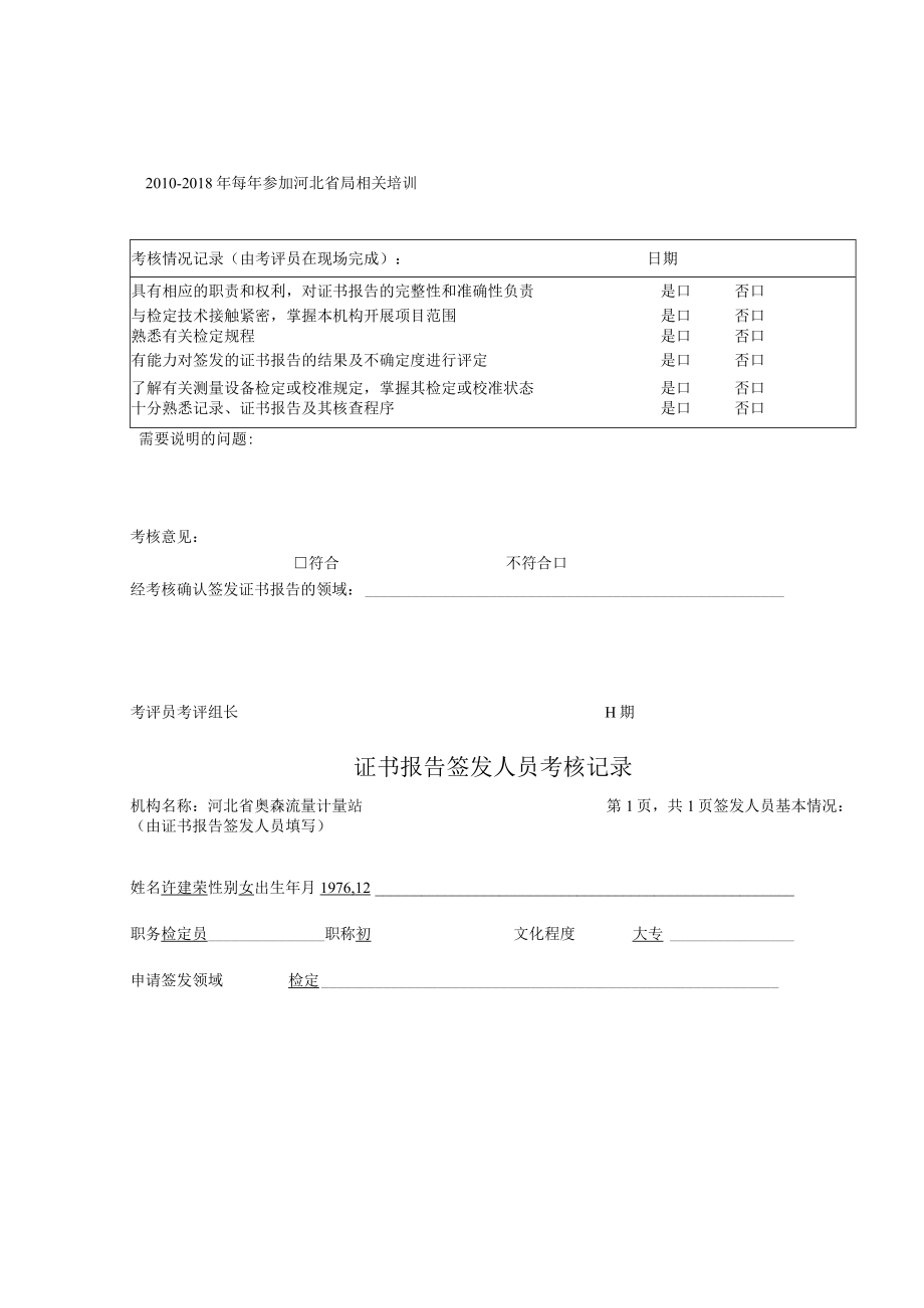 证书报告签发人员考核记录.docx_第3页