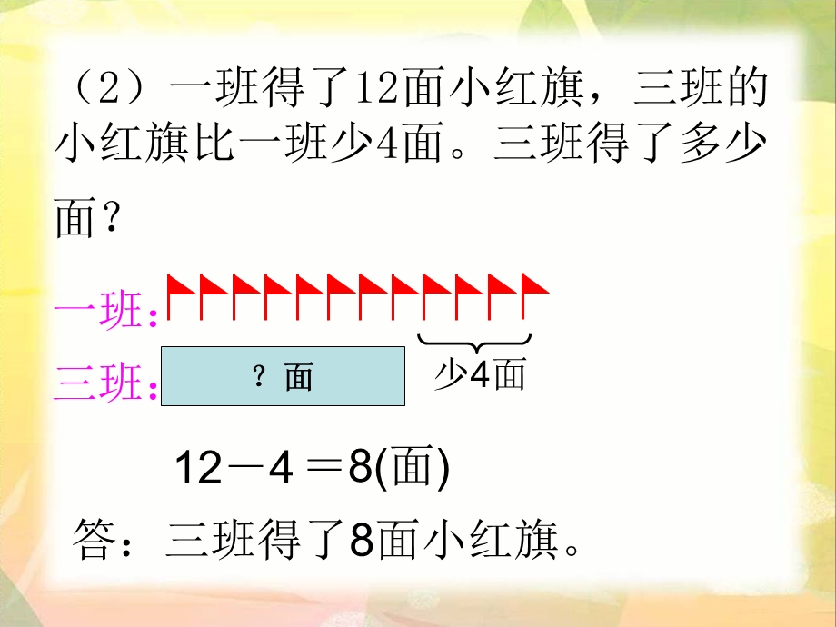 求比一个数多（少）几的数ＰＰＴ课件.ppt_第3页