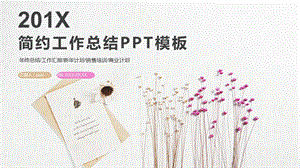 简约工作总结PPT模板2.pptx