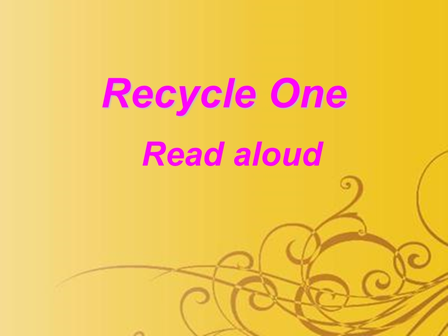 新版人教版小学英语四年级上册_recycle_1_第一课时_.ppt_第1页