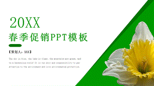 简约季促销营销策划PPT模板 .pptx