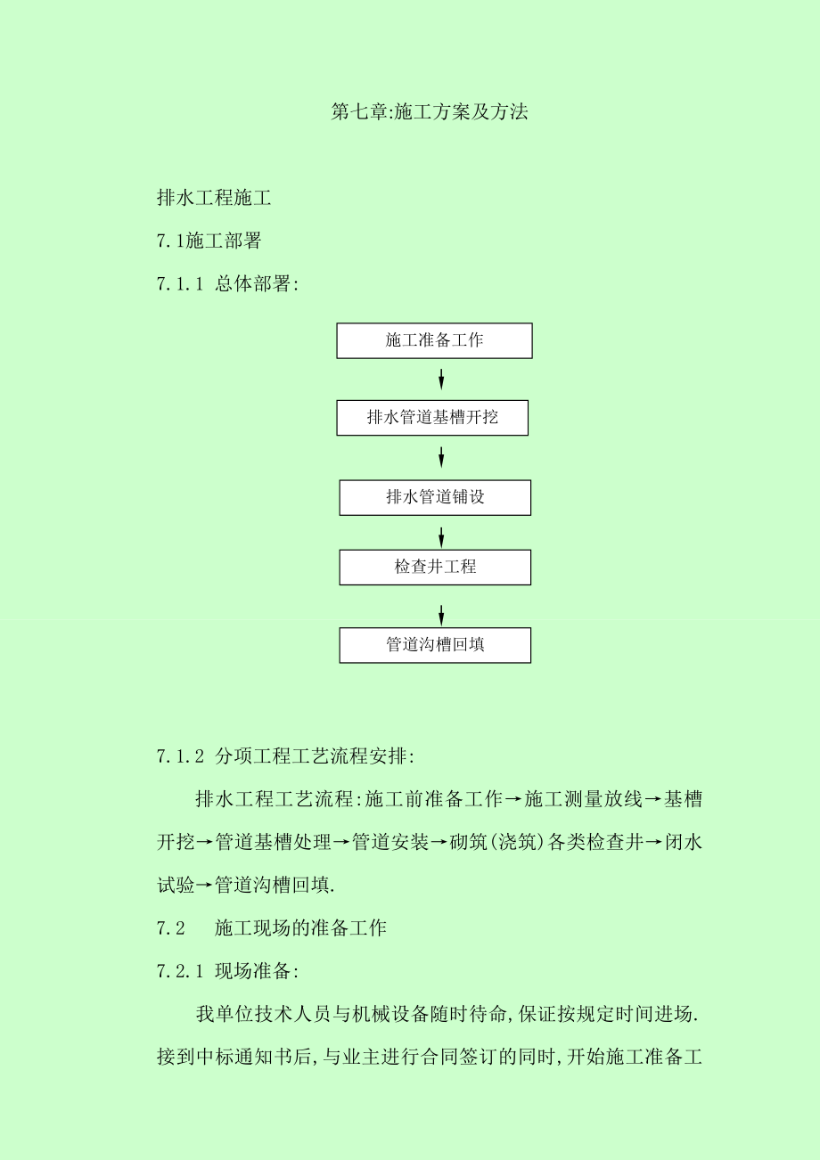 市政道路排水工程施工方案.doc_第1页