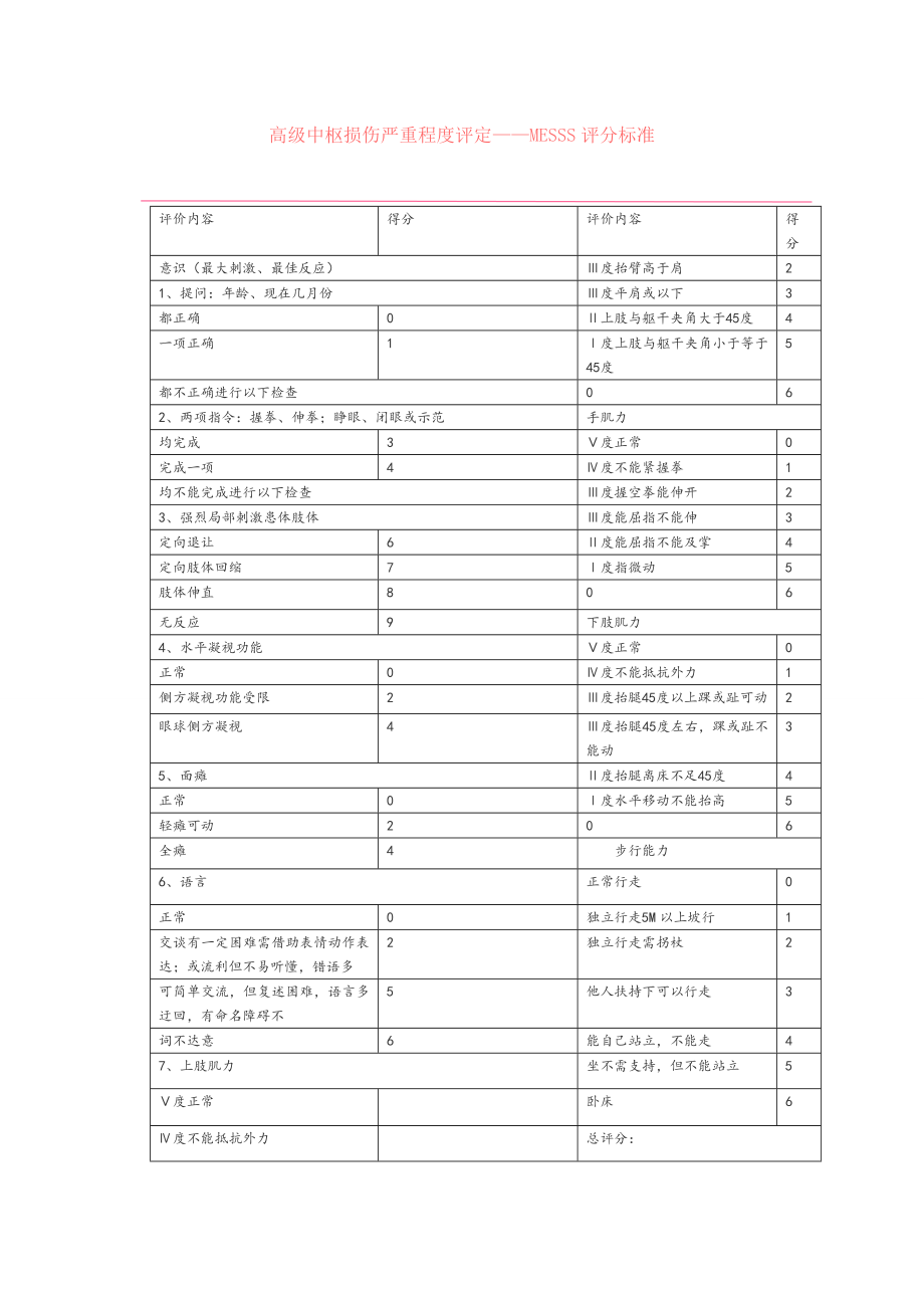 MESSS评分标准 .doc_第1页