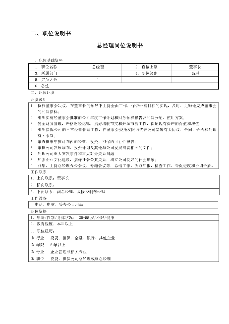 投资公司部门设置及岗位职责剖析.doc_第3页