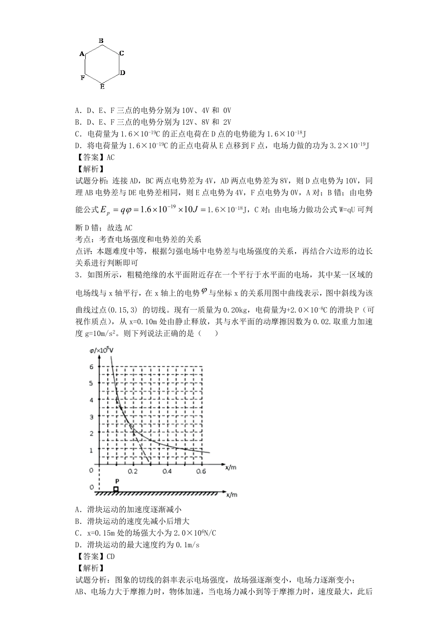 电场强度基本训练题库.doc_第2页