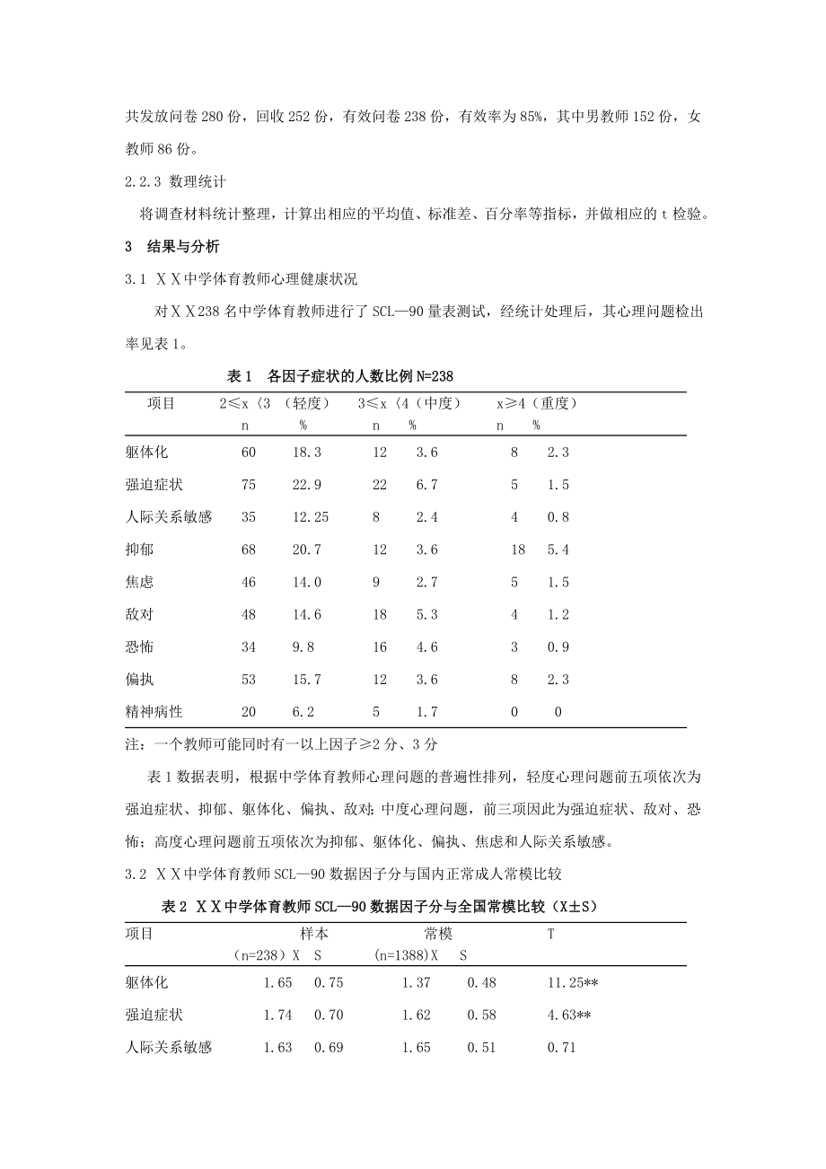 体育论文：中学体育教师心理健康的调查研究.doc_第2页