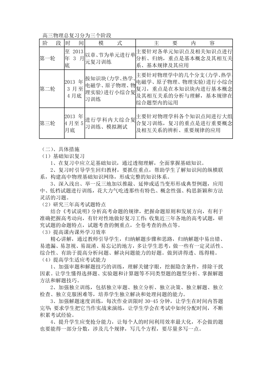 高三物理教学研讨会交流材料　.doc_第2页